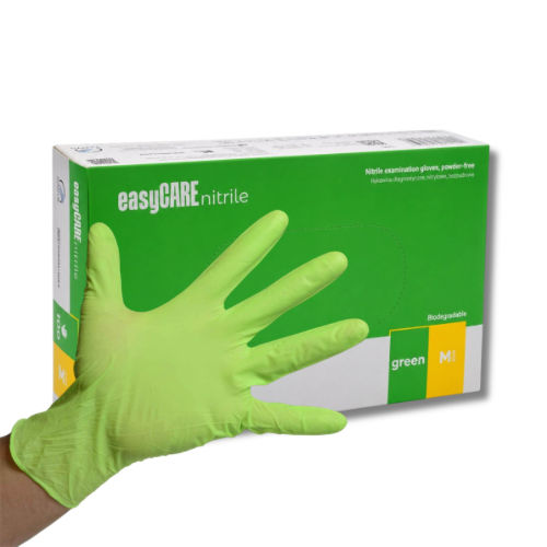 Rękawice nitrylowe easyCARE Nitrile GREEN 100 szt.